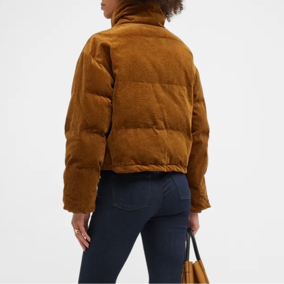 NWT Rails Ezra Corduroy Cropped Puffer Jacket Size L - Picture 3 of 11